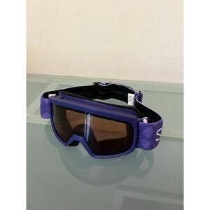 smith kids junior ski snowboard winter snow goggles orange lens purple frame